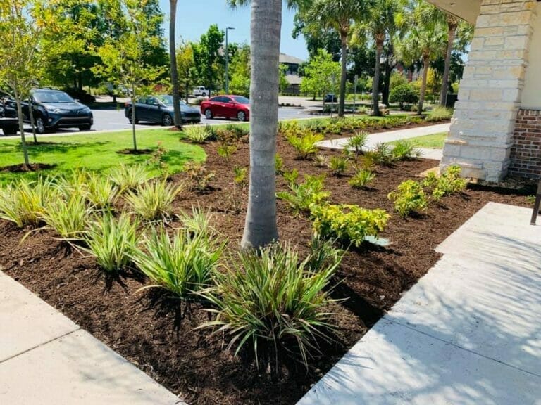 Commercial Mulching and Mulch installation